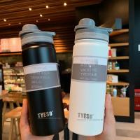 Botella Térmica De Acero Inoxidable 530ML Tyeso Taza Térmica De Viaje Termo Deportivo Para Café Con Aislamiento Térmico Insulado Para Mujeres - details 1