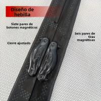 Cortina Magnética Antisiquios Para Puerta Amigable Con Mascotas Instalación Fácil Malla Suave Para Interior Y Exterior Ideal Para Sala De Estar Y Dormitorio - details 4
