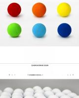 Bolas De Golf De EVA Espuma 50pcs Color Aleatorio Para Práctica Interior Juguete Para Mascotas TX007 - details 3