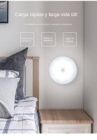 Lámpara LED Recargable Con Sensor De Movimiento Y Control Remoto Timer Luz Nocturna Dimmable Para Pasillos Escaleras Armario - details 3