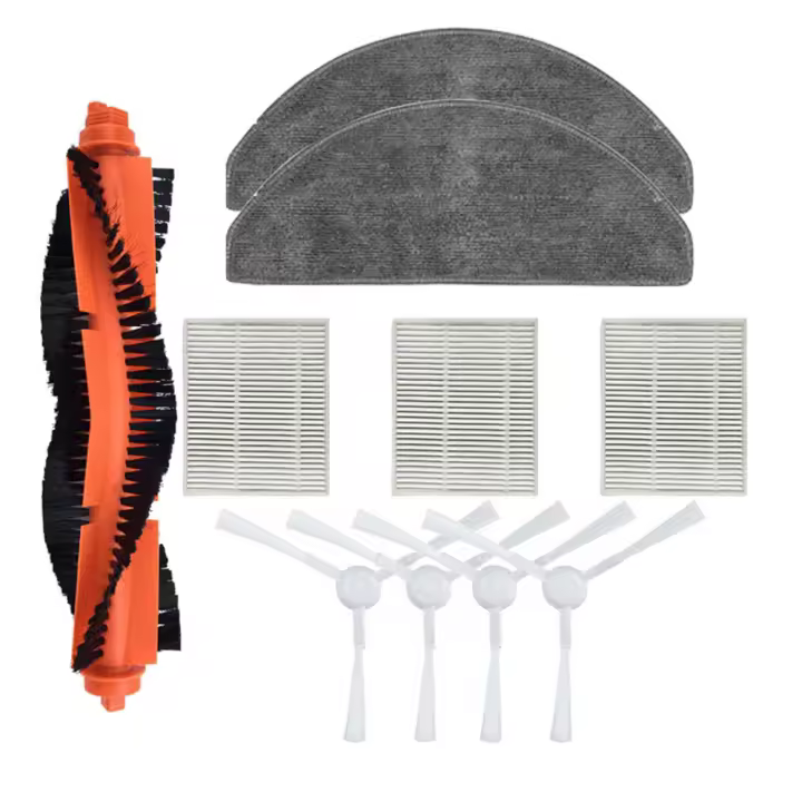 Accesorios Para Aspiradora Robótica Xiaomi E12 E10 B112 Cepillo Principal Cepillo Lateral Paño HEPA Filtro Accesorios De Repuesto Para Aspiradora Robótica - 1