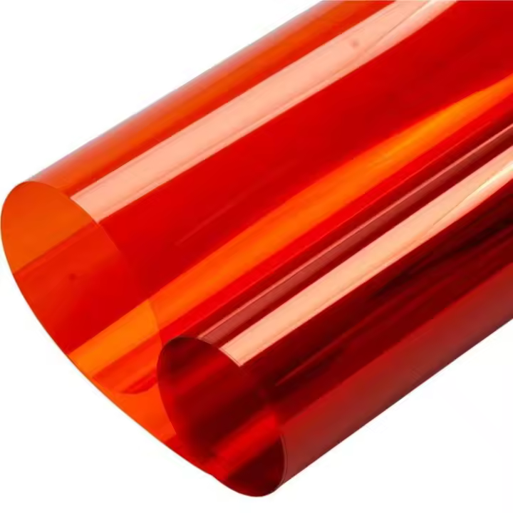 Película De Pared De Cola De Caballo Naranja Translúcida Autoadhesiva Para Decoración De Navidad Y Fiestas En Casa Y Edificios - 1