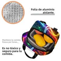 Bolsa De Almuerzo Portátil Para Niños Con GamePad Diseño De Dibujos Animados 2D Aislante Térmico Regalo Ideal Para Niños Y Niñas - details 4