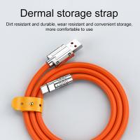 Cable usb 6A 120W USB a USB-C / Type-C Cable de datos de carga rápida de silicona con enchufe de metal, longitud: 1,2 m - details 0
