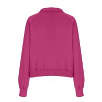 Nueva Sudadera De Mujer Con Capucha Cuello Erguido Otoño Invierno Color Sólido Fleece Manga Larga Bolsillos Cierre Media Pullover Suave - details 60