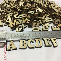 100Pcs Letras Y Números De Madera Para DIY Boda Fiesta Decoración Del Hogar Letras Inglesas A-Z No Pintadas Originales De China - details 1