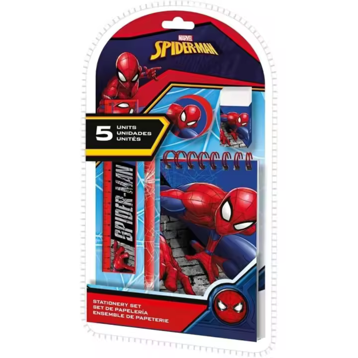 Set de Papelería Spiderman 5 Piezas Wall 80768 - 1