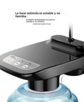 Bomba De Botella De Agua USB Recargable Automática Dispensador Eléctrico Portátil Para El Hogar Adecuado Para Uso Doméstico - details 6