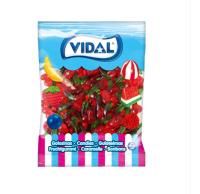 VIDAL Cerezas Jelly bolsa de 250U sabor a CEREZA sin gluten sin grasa sabor original Vidal garantizado - details 0