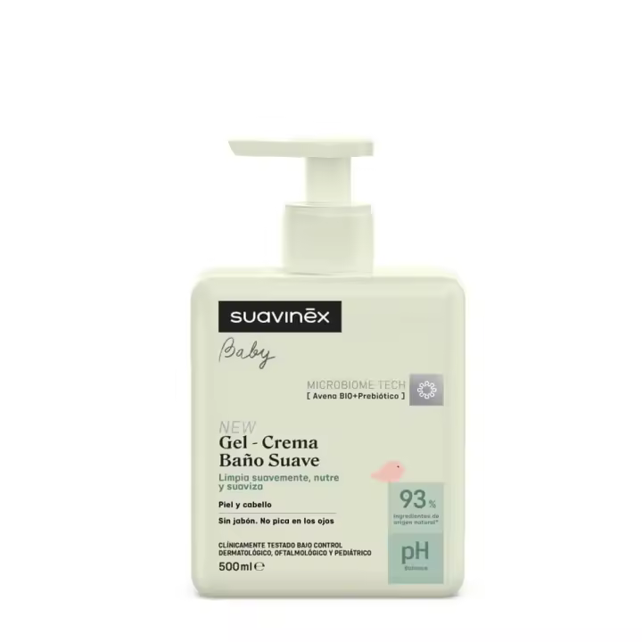 Suavinex gel crema baño suave 500 ml - 1