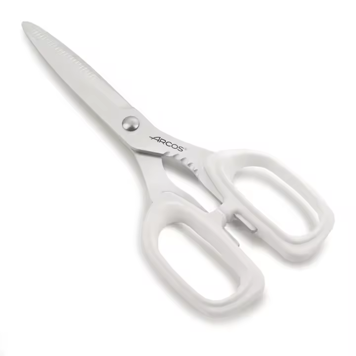 Arcos Tijeras de Cocina Profesionales, Hoja de Acero Inoxidable 200 mm, Mango Resistente de Polipropileno, Uso Diario, Serie Prochef - 1