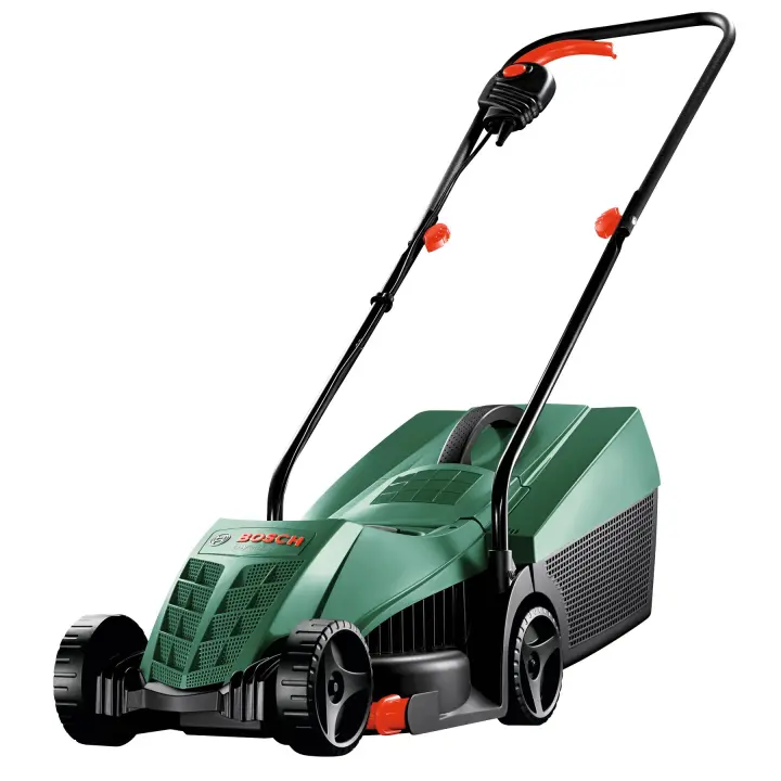 Bosch - Cortacésped Eléctrico EasyRotak 32-235 - 1000W, 32cm Ancho, Altura 20-60mm, Depósito 31L, Peines laterales - 1