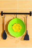 Tapa De Silicona Resistente Al Calor 26CM Para Sartén Olla Cubierta Antidesbordamiento Multiusos Accesorios De Cocina Seguro Para Microondas - details 9