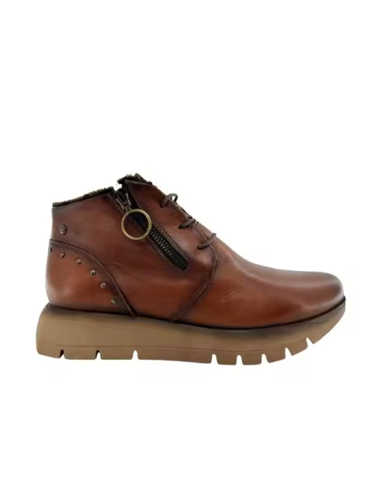 BOTINES DE PIEL MUJER CREMALLERA Y CORDÓN GIORDA BO26942 BO26942 Giorda - 1