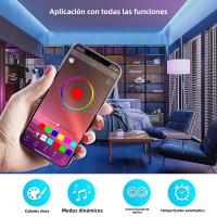 Fresnel LED RGB De Tira USB Luz Cambiante Bluetooth Control Remoto Música Sincronizada DIY Lámpara De Ambiente Para TV Pared Habitación Decoración De Hogar - details 7