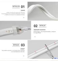 Tira De LED Neón Impermeable 1-5M 220V/110V Para Iluminación De Habitaciones Cocinas Armarios Luz De Fondo Con Enchufe EU/US - details 6