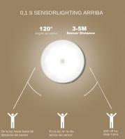 Lámpara LED Recargable Con Sensor De Movimiento Para Decoración De Habitación Iluminación Nocturna Para Pasillos Escaleras Armario - details 1
