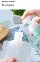 5pcs Botellas De Cosméticos Desechables Portátiles Para Viaje Loción Lavado De Cuerpo Shampoo Y Limpieza Facial Sellaje a Prueba De Fugas - details 4