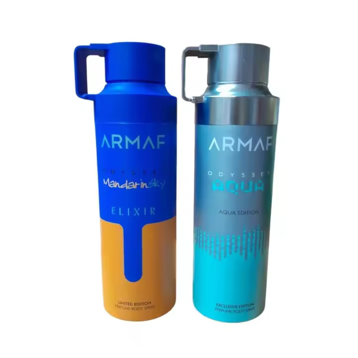 PACK 2 UNIADES - DESODORANTES UNISEX ARMAF ODYSSEY - AQUA , MANDARIN ELIXIR 200 ML - ARMAF SET 2 UNI - 1