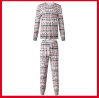 Pijamas De Navidad Para Familia 2023 Adecuado Para Padres Y Hijos Ropa De Año Nuevo Talla 4-6Años Material Poliéster Estilo Divertido Y Cálido Conjunto De Pijamas Para Todas Las Estaciones - details 12