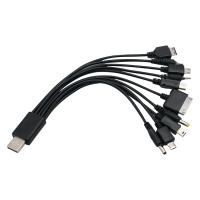 Cable De Carga USB 10-en-1 Universal Multi-Port Multi-Head Para MP3 MP4 Compatible Con Varias Marcas Durable Y Flexible - details 6