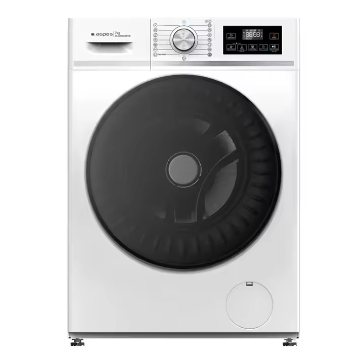 Aspes - Lavadorac de 7 kg lavado clase energética A centrifugado a 1200 rpm, motor inverter y display LED para uso familiar diario - 1