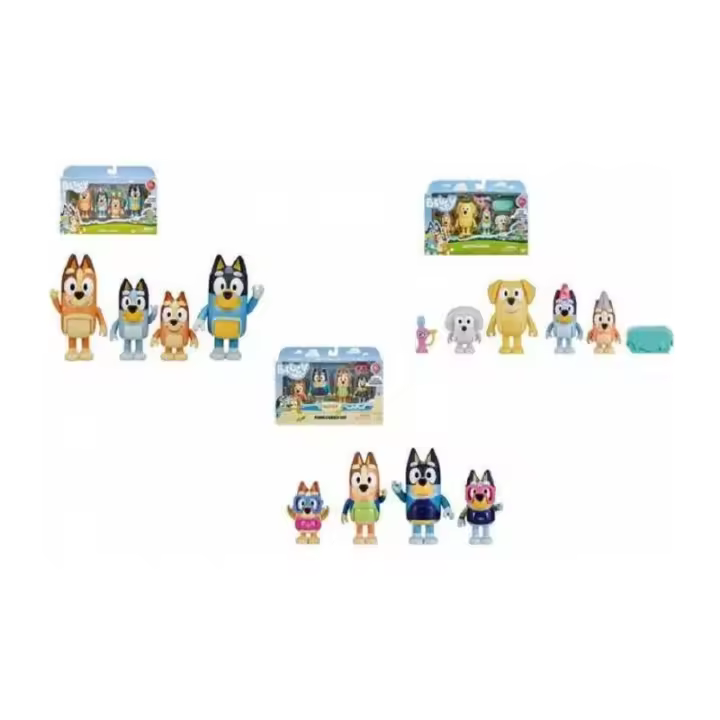 PACK 4 FIGURAS BLUEY SURTIDAS DE FAMOSA - 1