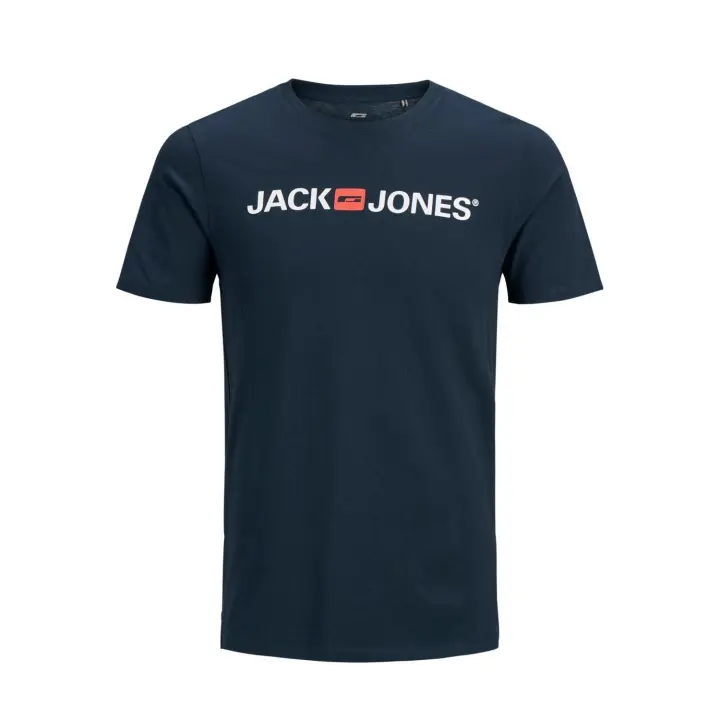Jack & Jones Hombre camiseta de algodón de 160 grs Logo CLASSICS estampado Moda Casual Informal , suave y cómoda REF 12137126 - 1