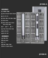 Juego De Destornilladores Eléctricos De Precisión 51 En 1 Multifuncional Con Recarga Rápida Y Bits Magnéticos Para iPhone Laptop Reloj PC Herramienta Eléctrica Para DIY En El Hogar - details 12