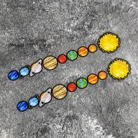 Pegatinas De Bicicleta Solar Sistema Planetario 2 Piezas Resistentes Al Lavado Y a Rasguños Para Tubo Superior E Inferior De La Bicicleta De Montaña - details 4