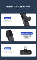 GAMINJA EJ001 Micrófono Lavalier Inalámbrico Mini Para Android Grabación De Audio Y Video Batería De Longa Vida Para Gaming Y Streaming - details 6