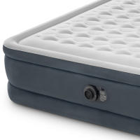 INTEX - Colchón hinchable doble con cabecero, cama queen, 152x236x46 cm, para 2 personas, máximo 272 kg, resistente a pinchazos, PVC, incorpora hinchador, con bolsa de transporte - details 5