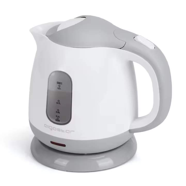 AIGOSTAR Hervidor de Agua - Base 360º, Filtro Desmontable, Sistema de Protección Contra la EbullicióN en Seco. (1 L, 1100W) - 1