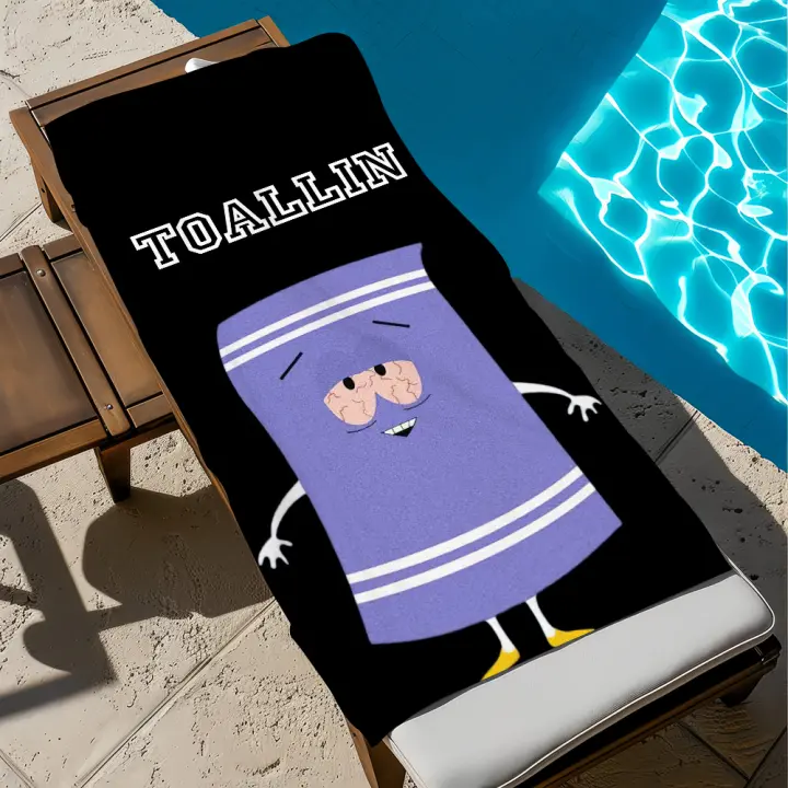 Toallin S-Southpark De Quick Dry Para Playa Piscina Gimnasio Y Camping Toalla De Viaje Suave Y Absorbente De Poliéster 100% - 1