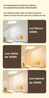 Lámpara De Escritorio LED Táctil Recargable USB Con 3 Niveles De Iluminación Protección Ocular Plegable Para Dormitorio Luz Nocturna De Mesa - details 2
