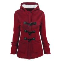 Abrigo Casual Para Mujer Con Capucha Cierre De Cremallera Outerwear Estilo Básico De Poliéster Talla 5XL Colores Variados - details 5