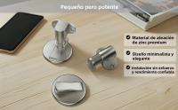Parabrisas De Puerta Ajustable De Acero Inoxidable Magnético Fuerte Antigolpes Invisible Para Baño Sin Necesidad De Perforación - details 5