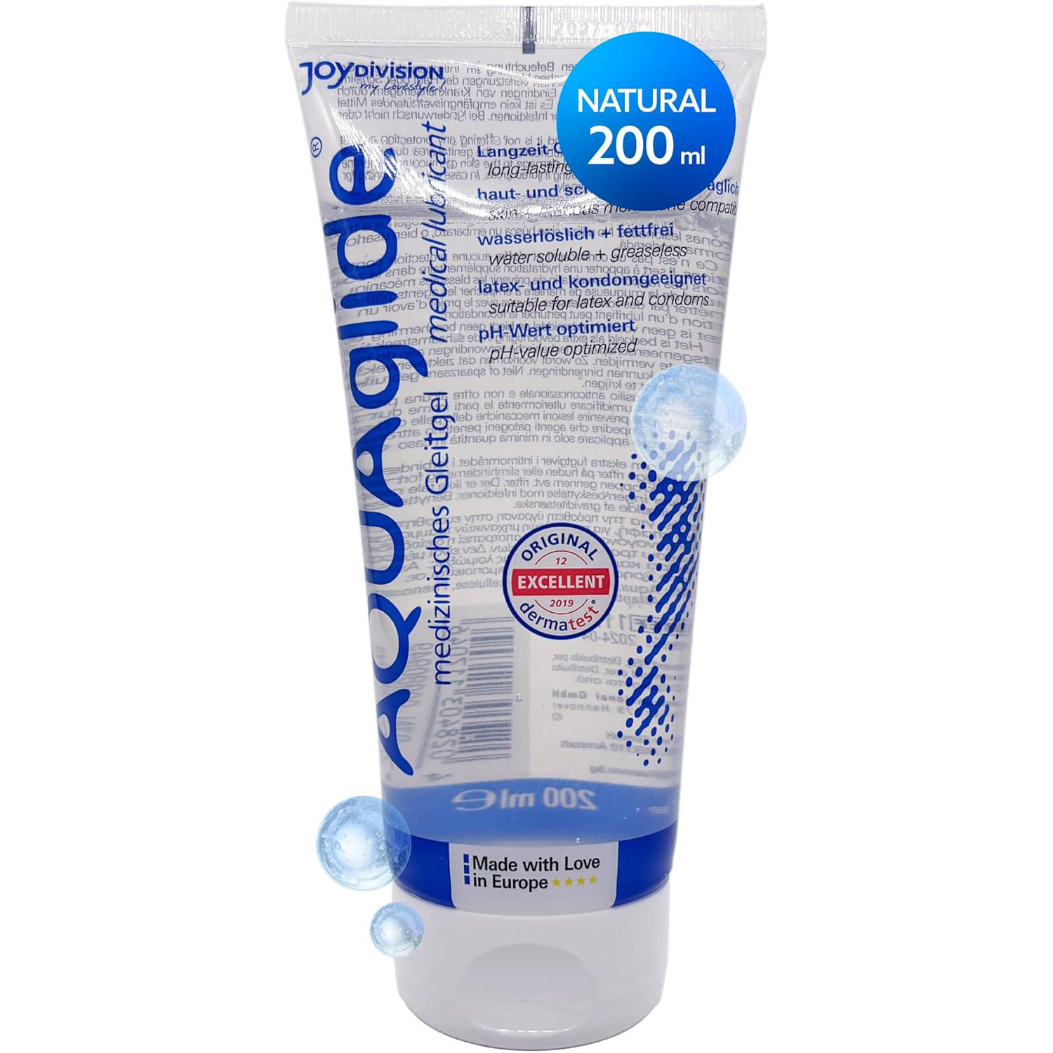 JOYDIVISION AQUAGLIDE LUBRICANTE BASE AGUA 200 ML