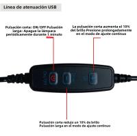 Luz Nocturna LED DC5V USB Con 24 Luces De Colores Rojo Amarillo Blanco Azul Verde Morado Rosa Para Decoración De Dormitorio EU US Plug - details 5