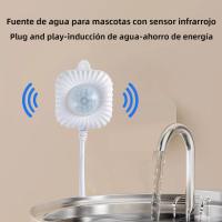 Fuente De Agua Para Gatos Universal Con Sensor Infrarrojo USB Automática Accesorio Para Perros Y Gatos Dispensador De Agua Para El Hogar Con Sensor De Movimiento - details 1