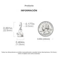 Colgante De Gato Luna Estrella En Plata Para Mujer Pendiente De Earphone Dangle Joyería De Moda DIY Regalo Bangle Bracelet Fit - details 119