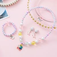 Juego De Joyas Para Niñas Con Unicornio Colorido Y Dibujos Animados: Collar Pulsera Aretes Y Anillo Regalo Ideal Para Niñas De 0 a 12 Años - details 9