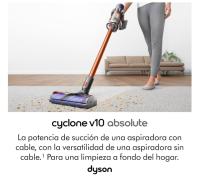 Dyson Cyclone V10 Absolute 2023 – Aspiradora de Mano y Vertical con 3 Modos de Succión, Ligera y Eficiente para Todo Hogar - details 1