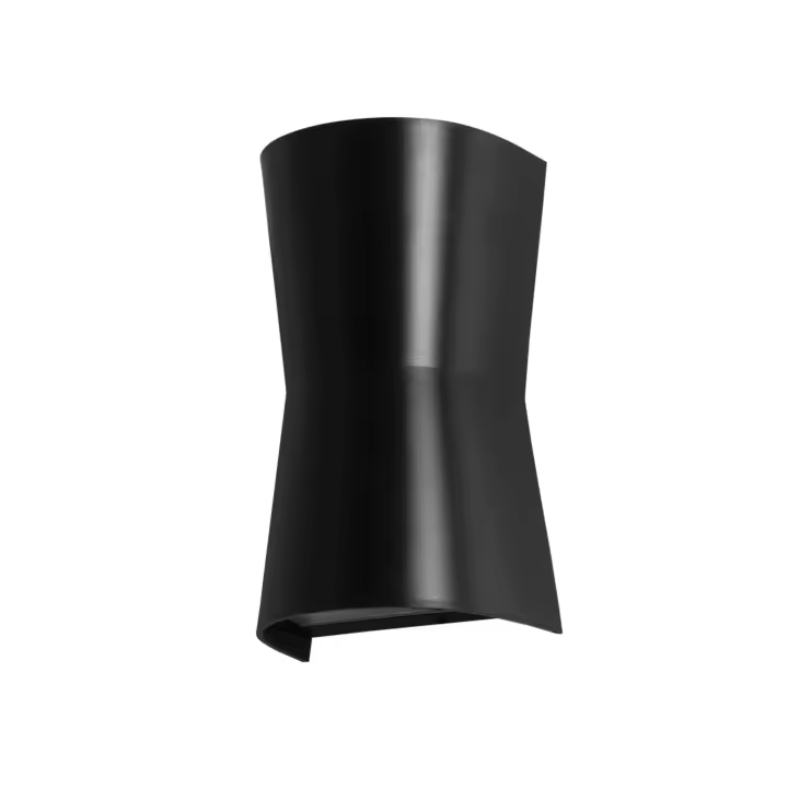 FORLIGHT Prisma - Aplique de Pared Exterior 2xGU10 Luz Bidireccional Arriba y Abajo para Jardín y Terraza IP65 de Color Negro - 1