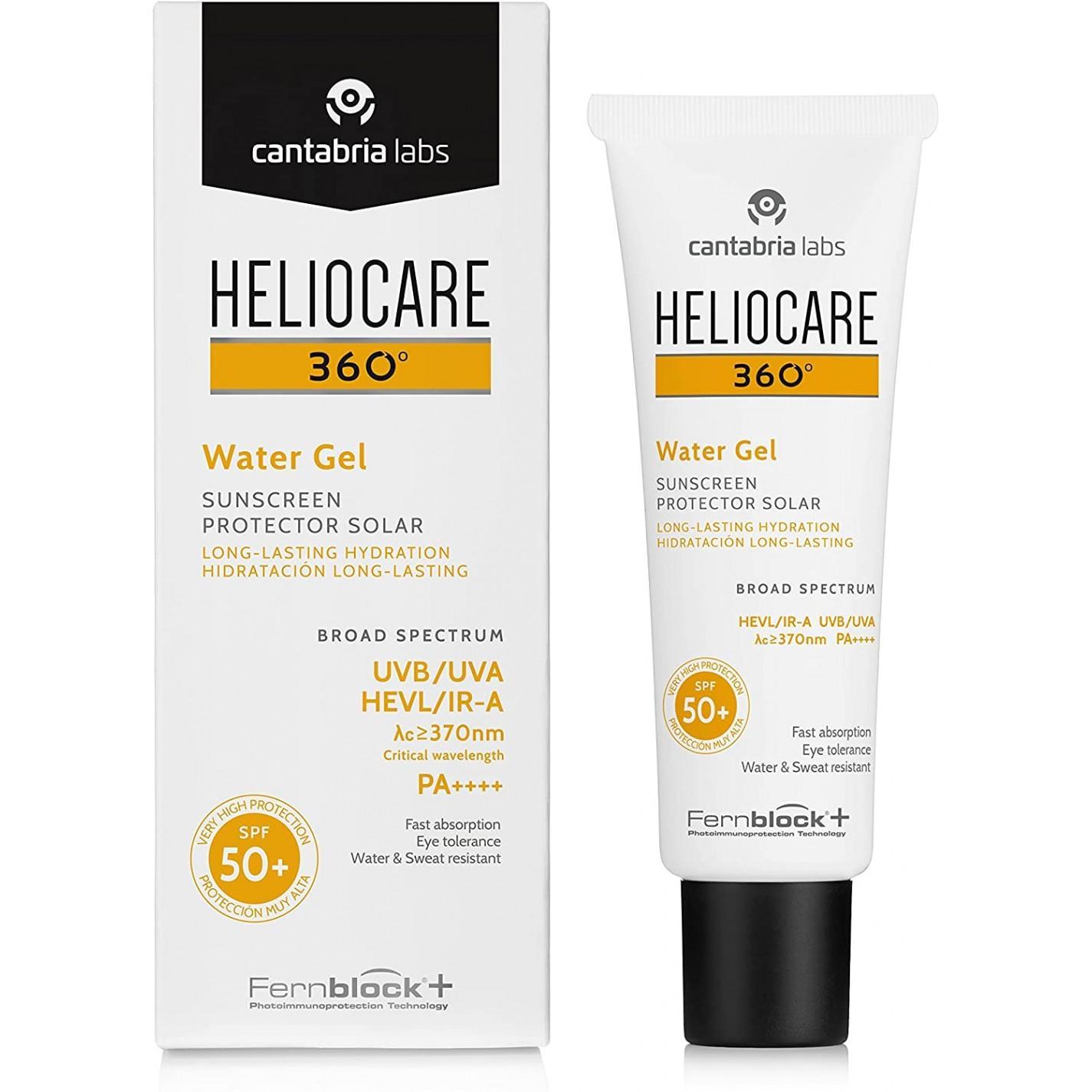 Cantabria Labs HELIOCARE 360º WATER GEL SPF 50+ Fotoprotección avanzada de textura ligera hidratante