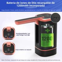 Bomba De Agua Portátil USB Para Botella Universal 2-5 Gallones Dispensador De Agua Eléctrico Material Plástico - details 4