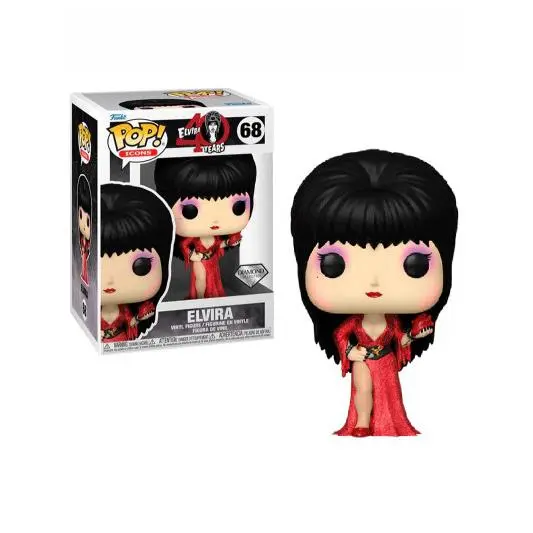Figura Funko Pop Elvira Edición Diamante 40 Años de Colección - 10cm - ¡No te lo pierdas! - 1