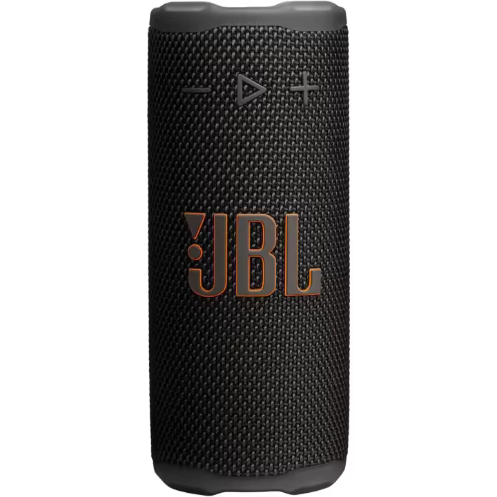 JBL Grip, Altavoz Bluetooth Compacto, Sonido JBL Pro, AI Sound Boost, Resistencia al Agua IP68, luz Ambiental, autonomía de 14 h, conexión Multi-Altavoz Auracast, aplicación JBL Portable, Negro - 1