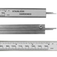 Calibrador Digital De Acero Inoxidable Herramienta De Medición 150mm Con Vernier Regla Para Trabajos De Madera Y Metal - details 2