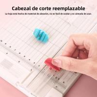 Cortadora De Papel Portátil KW-trio 12.6 Pulgadas Con Cabeza De Corte De Línea De Plegado Y Borde Recto Para Artesanía De Escritorio - details 10